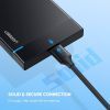 Дата кабель USB-C 3.1 to Micro USB 3.0 1.0m 3A US312 black Ugreen (20103) изображение 5