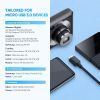 Дата кабель USB-C 3.1 to Micro USB 3.0 1.0m 3A US312 black Ugreen (20103) изображение 9