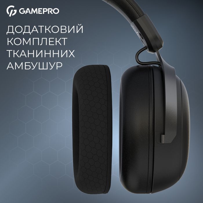 Наушники GamePro Asgard Freya Pro Wireless White/Blue (HSW201WB) изображение 11 Наушники GamePro Asgard Freya Pro Wireless White/Blue (HSW201WB) изображение 11