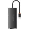 Концентратор Baseus USB-C to 4xUSB 3.0 0.25m black (WKQX030301) изображение 2