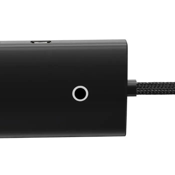 Концентратор Baseus USB-C to 4xUSB 3.0 0.25m black (WKQX030301) изображение 4