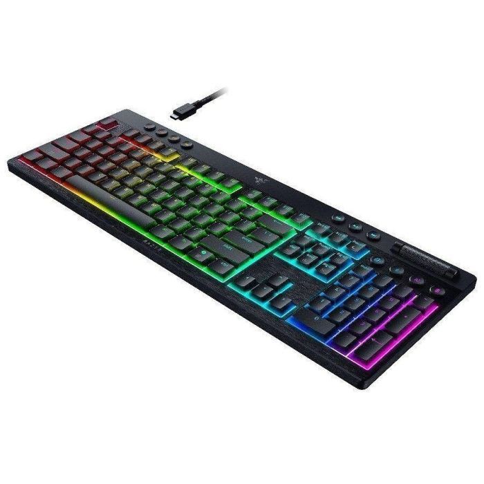 Клавиатура Razer BlackWidow V4 Low-Profile Wireless/Bluetooth/USB Green switch UA Black (RZ03-05270100-R3M1) изображение 4
