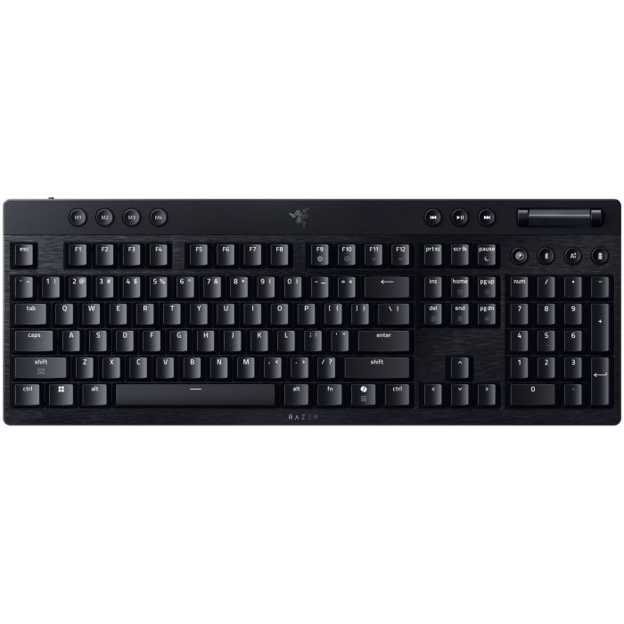 Клавиатура Razer BlackWidow V4 Low-Profile Wireless/Bluetooth/USB Green switch UA Black (RZ03-05270100-R3M1) изображение 7