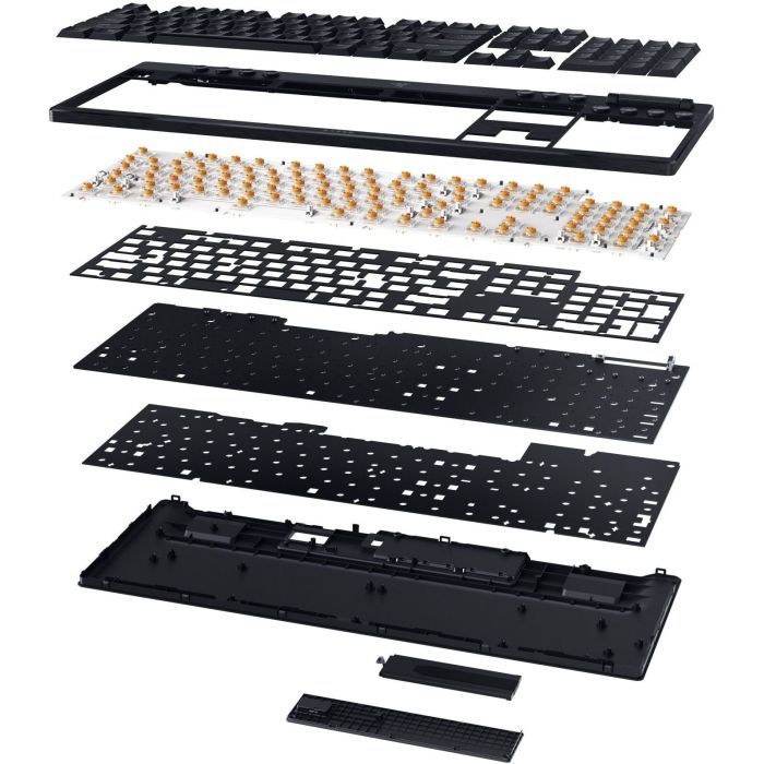 Клавиатура Razer BlackWidow V4 Low-Profile Wireless/Bluetooth/USB Green switch UA Black (RZ03-05270100-R3M1) изображение 8