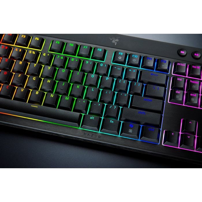 Клавиатура Razer BlackWidow V4 Low-Profile Wireless/Bluetooth/USB Green switch UA Black (RZ03-05270100-R3M1) изображение 9