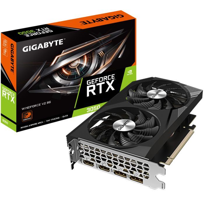 Відеокарта GIGABYTE GeForce RTX3050 8Gb WINDFORCE V2 (GV-N3050WF2V2-8GD) зображення 7
