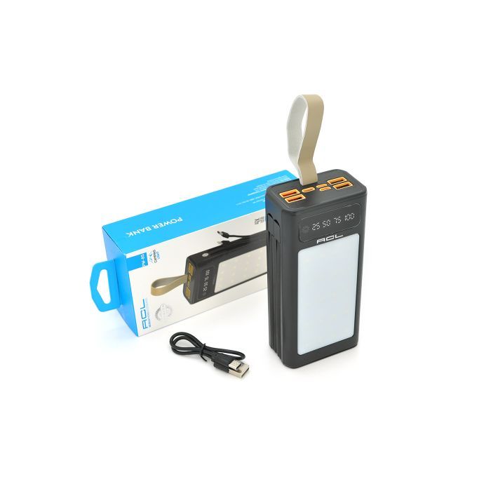 Батарея універсальна ACL 30000mAh, LIGHTER, Type-C + Lighting, Black (PW-85B) зображення 3