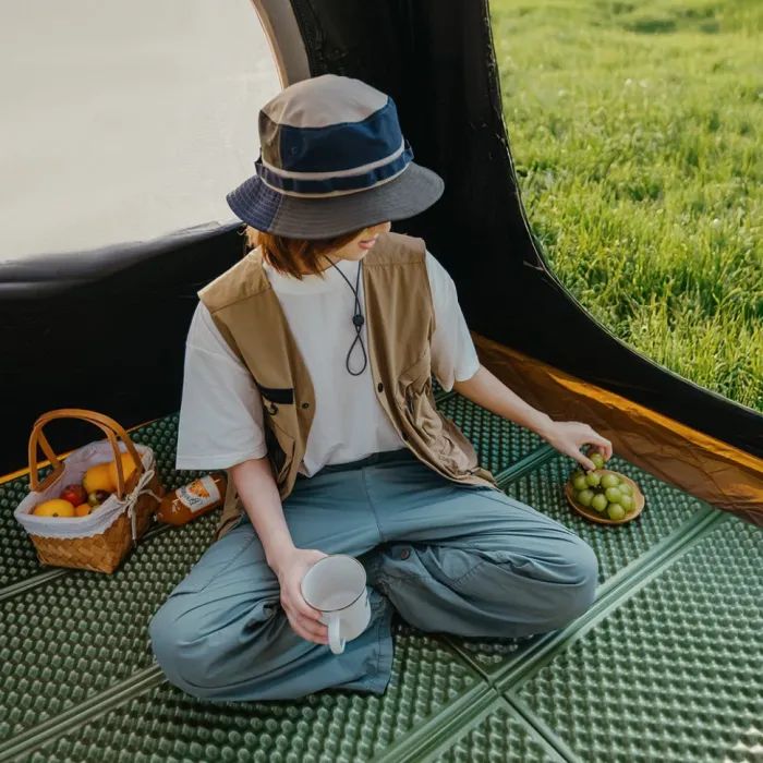 Туристический коврик Naturehike CNK2450WS044 подвійний 200x120х1,8см синій (6927595791097) изображение 4