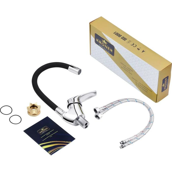 Смеситель Kroner Odra-C032BLK (CV021167) изображение 6