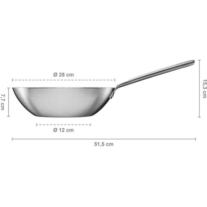 Сковорода Fiskars Вок Norden 28cm з мінеральним покриттям (1067636) зображення 7