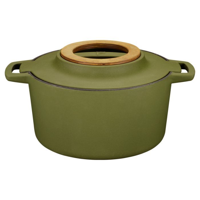 Кастрюля Fiskars Norden Limited Colour Edition чавунна 4 л колір кропива (1071128)