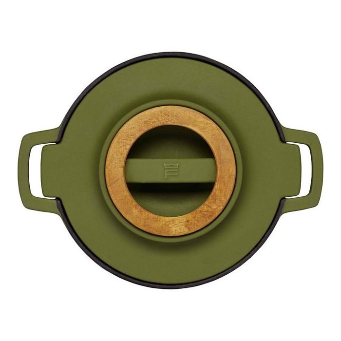 Кастрюля Fiskars Norden Limited Colour Edition чавунна 4 л колір кропива (1071128) изображение 3
