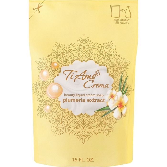 Жидкое мыло Ti Amo Crema С экстрактом плюмерии 450 мл (4820195509418)