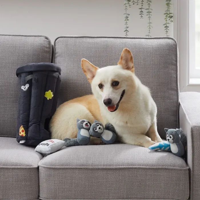 Іграшка для собак Outward Hound Єнот пазл-схованка сіра (0700603704984) зображення 8