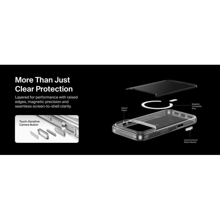 Чехол для мобильного телефона Belkin Magnetic Protective Clear iPhone 17 Pro (MSA031HQCL) изображение 10