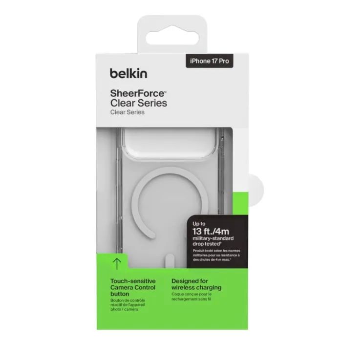 Чехол для мобильного телефона Belkin Magnetic Protective Clear iPhone 17 Pro (MSA031HQCL) изображение 7