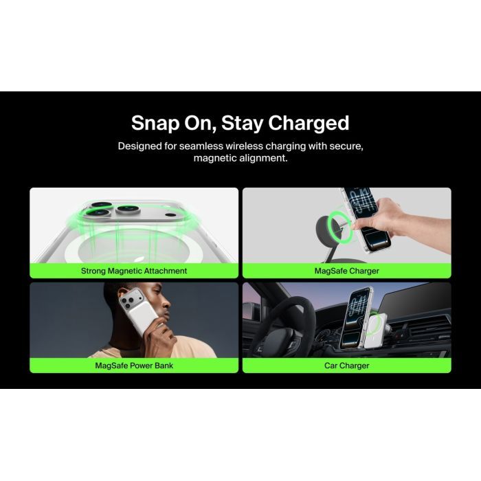 Чехол для мобильного телефона Belkin Magnetic Protective Clear iPhone 17 Pro (MSA031HQCL) изображение 8