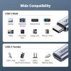 Дата кабель USB-C M/F 0.5m 5A USB 3.1 Gen2 10Gbps black Ugreen (80810) изображение 12