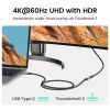 Дата кабель USB-C M/F 0.5m 5A USB 3.1 Gen2 10Gbps black Ugreen (80810) изображение 6