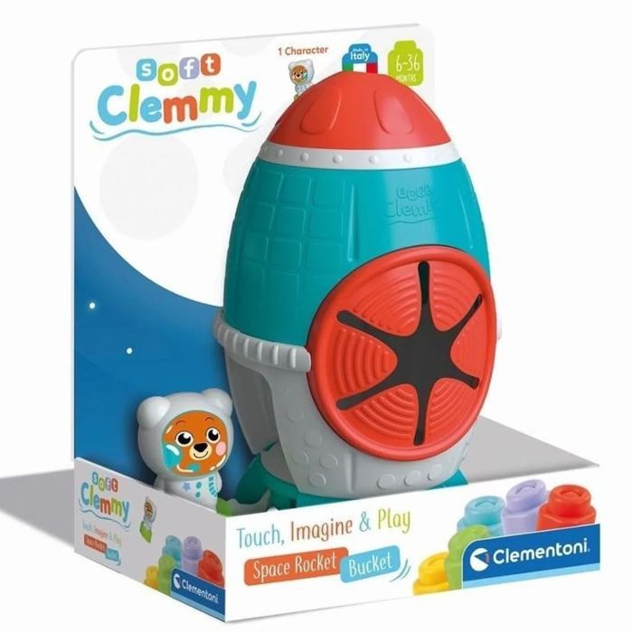 Развивающая игрушка Clementoni Space Rocket, серия Soft Clemmy (17806) изображение 2