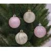 Елочная игрушка Chomik пластикові кульки матові 16 шт, 3 см, салатовий, рожевий, блакитний (5900779832923) изображение 3