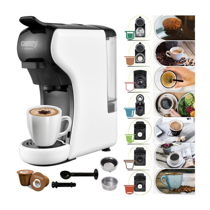 Капсульная кофеварка Camry CR 4414 white изображение 11