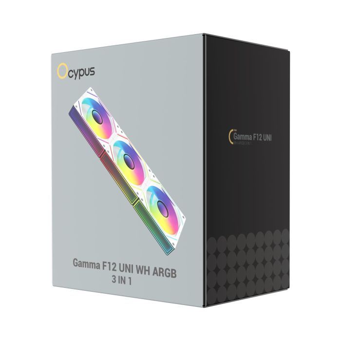Кулер до корпусу OCYPUS GAMMA F12 UNI WH ARG (GAMMA-F12-WH3AM00U-GL) зображення 6
