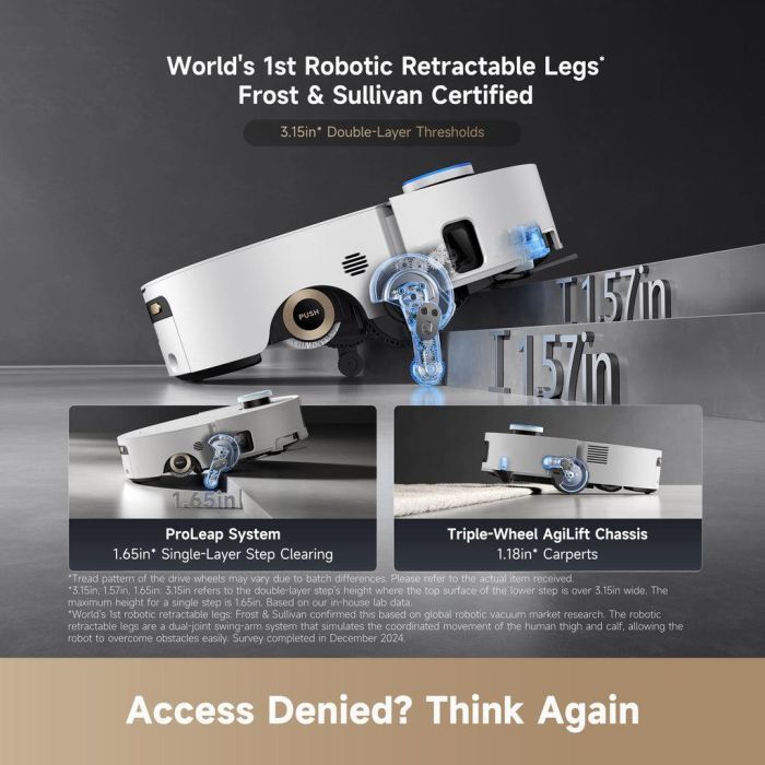 Пылесос Dreame Aqua 10 Ultra Roller Complete Black (RLH71DE-1-bl) изображение 29