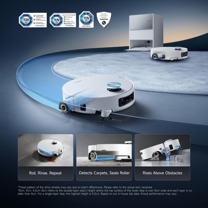 Пылесос Dreame Aqua 10 Ultra Roller Complete Black (RLH71DE-1-bl) изображение 45