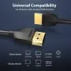 Кабель мультимедийный HDMI M to HDMI M 3.0m 4K60Hz black Vention (AAIBI) изображение 2