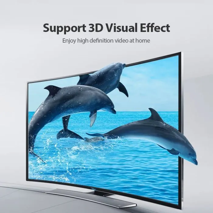 Кабель мультимедийный HDMI M to HDMI M 3.0m 4K60Hz black Vention (AAIBI) изображение 5