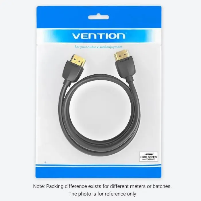 Кабель мультимедийный HDMI M to HDMI M 3.0m 4K60Hz black Vention (AAIBI) изображение 9