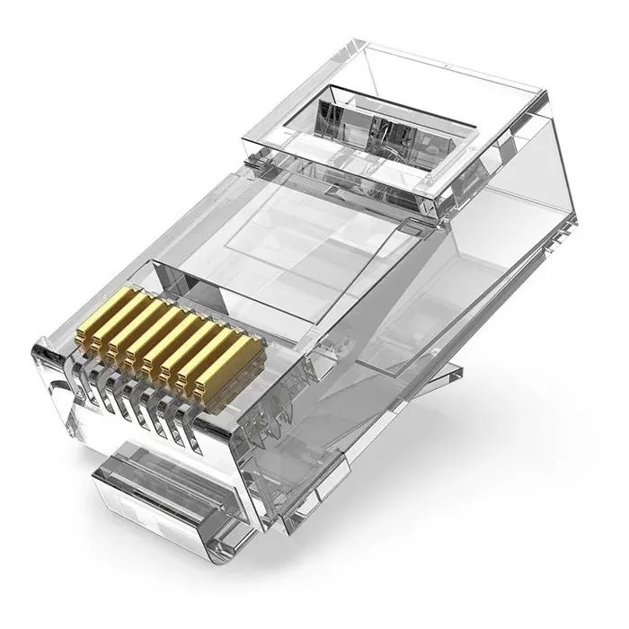 Конектор RJ45 UTP Cat.6 Modular 10 шт. Vention (IDDR0-10) зображення 2
