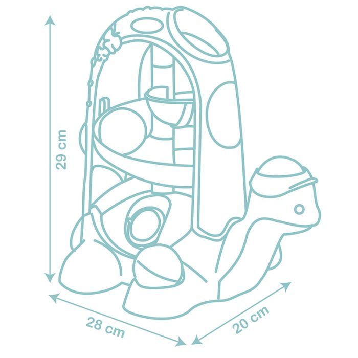 Развивающая игрушка Smoby Little Черепашка 2 в 1 (140310) изображение 3