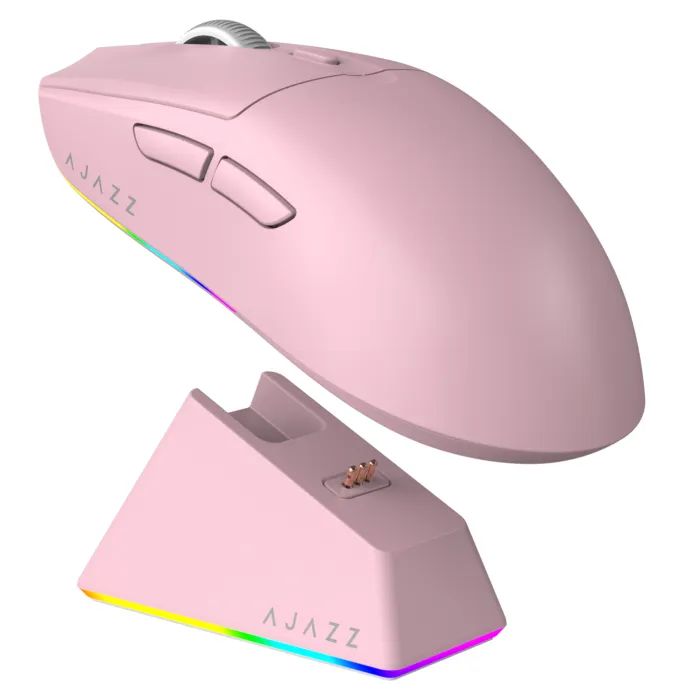 Мышка Ajazz AJ139 V2 MC Wireless/Bluetooth/USB Pink (AJ139-V2-MC-Pink) изображение 2