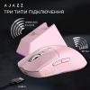 Мышка Ajazz AJ139 V2 MC Wireless/Bluetooth/USB Pink (AJ139-V2-MC-Pink) изображение 8