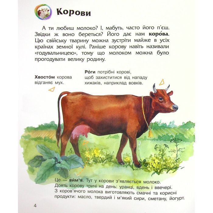 Книга Свійські тварини. Енциклопедія дошкільника - Юлія Каспарова Ранок (9786170969118) зображення 10
