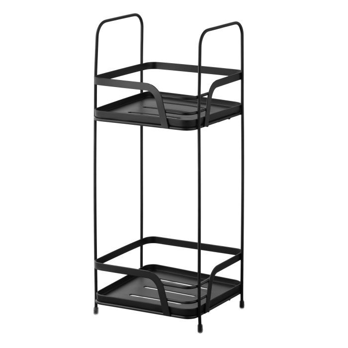 Полка в ванную Ardesto Vigor 2-ярусная Черная (ARHK4502PB)