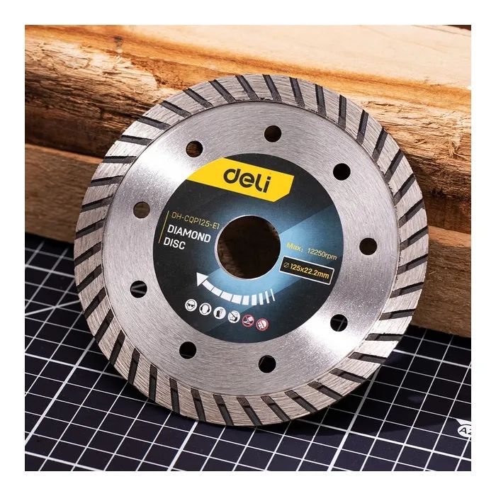 Круг відрізний Deli алмазний 125 х 22,2 мм (DH-CQP125-E1) зображення 2