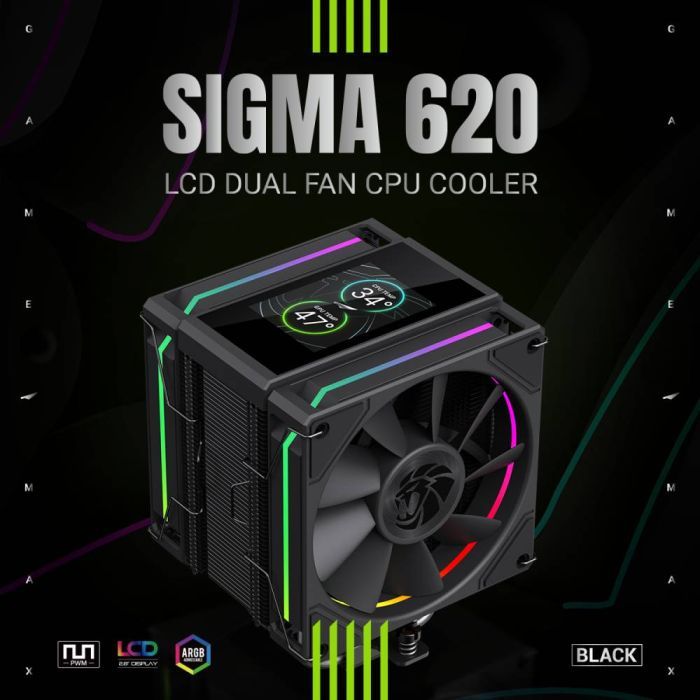 Кулер до процесора Gamemax SIGMA 620 BK зображення 8
