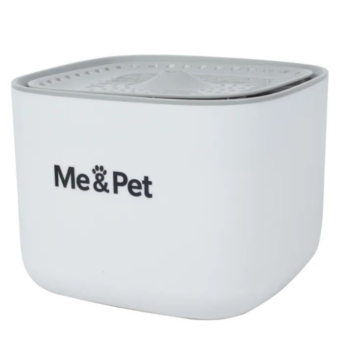 Універсальний посуд для тварин Me&Pet Поїлка фонтан 3 л біла (NMP070)