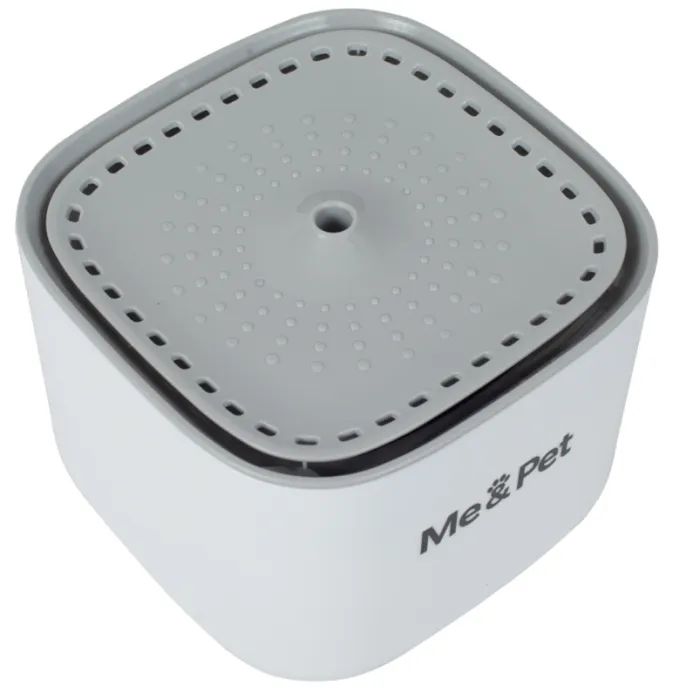 Універсальний посуд для тварин Me&Pet Поїлка фонтан 3 л біла (NMP070) зображення 2