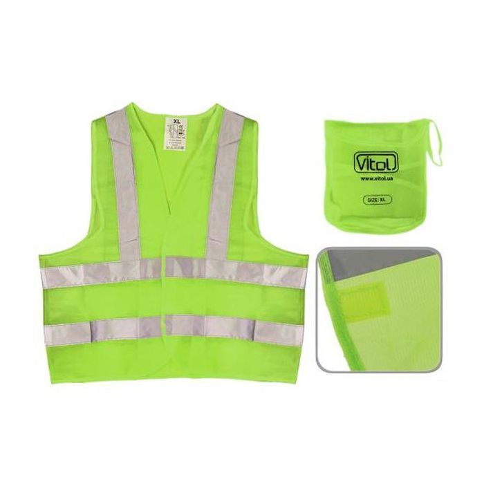 Жилет сигнальный VITOL green 166 G XXL (ЖБ008) изображение 3