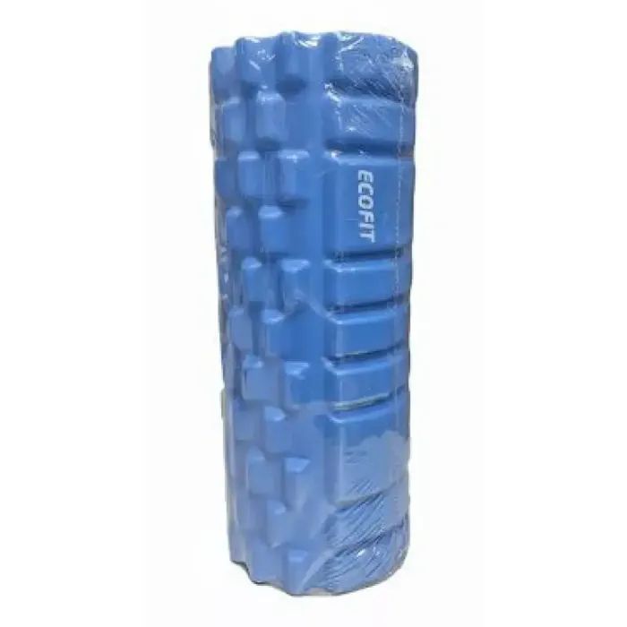 Масажный ролик Ecofit MDF001 33 х 14 см Синій/білий (К00026956)