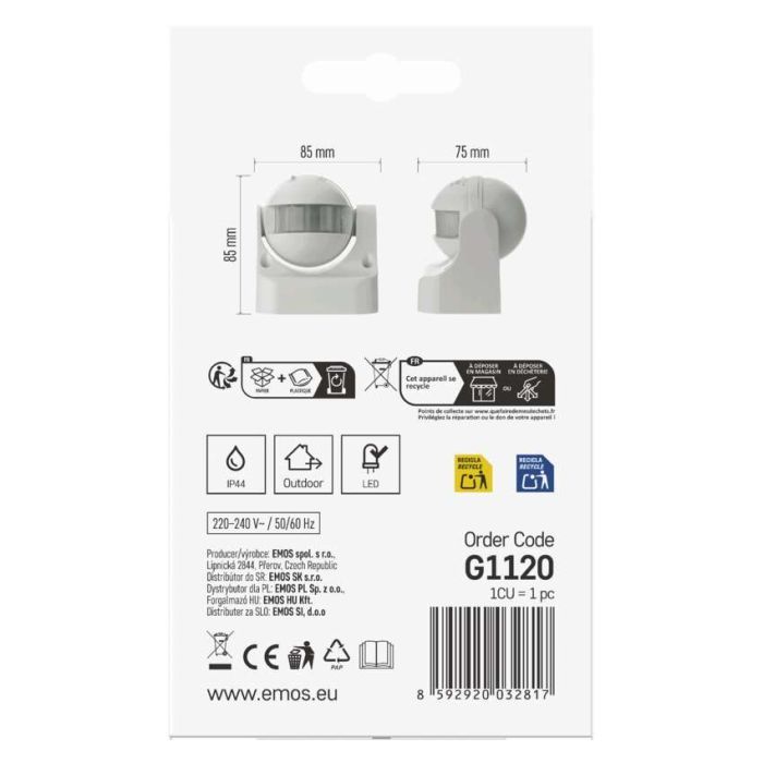 Датчик движения EMOS G1120 изображение 8