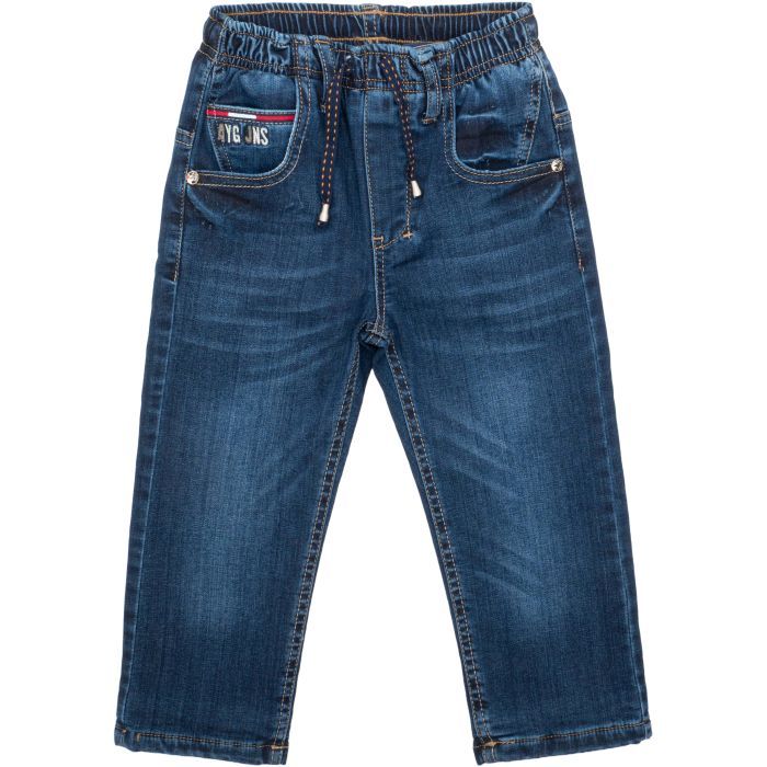 Джинсы детские A-Yugi утепленные (1048-98B-blue)