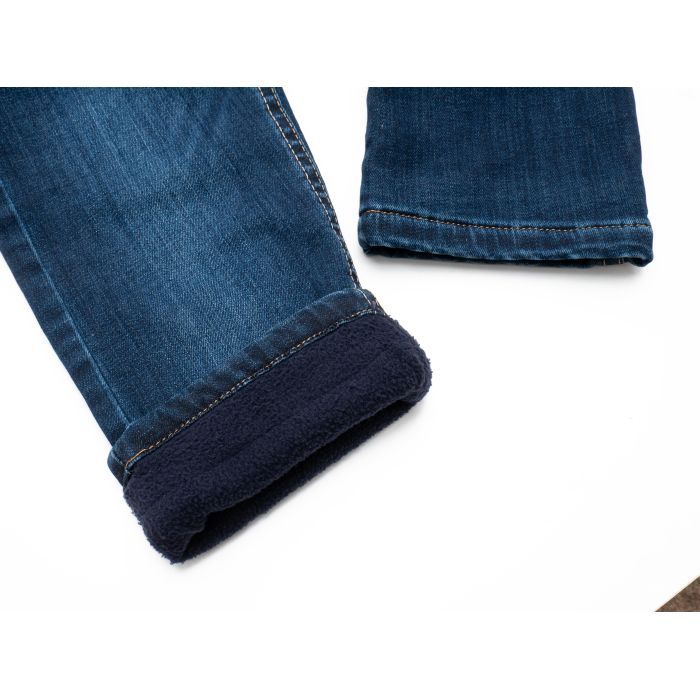 Джинсы детские A-Yugi утепленные (1048-98B-blue) изображение 3