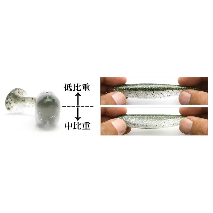 Силикон рыболовный Keitech Easy Shiner 3" (10 шт/уп) EA17 midnight chart back (1551.13.01) изображение 4