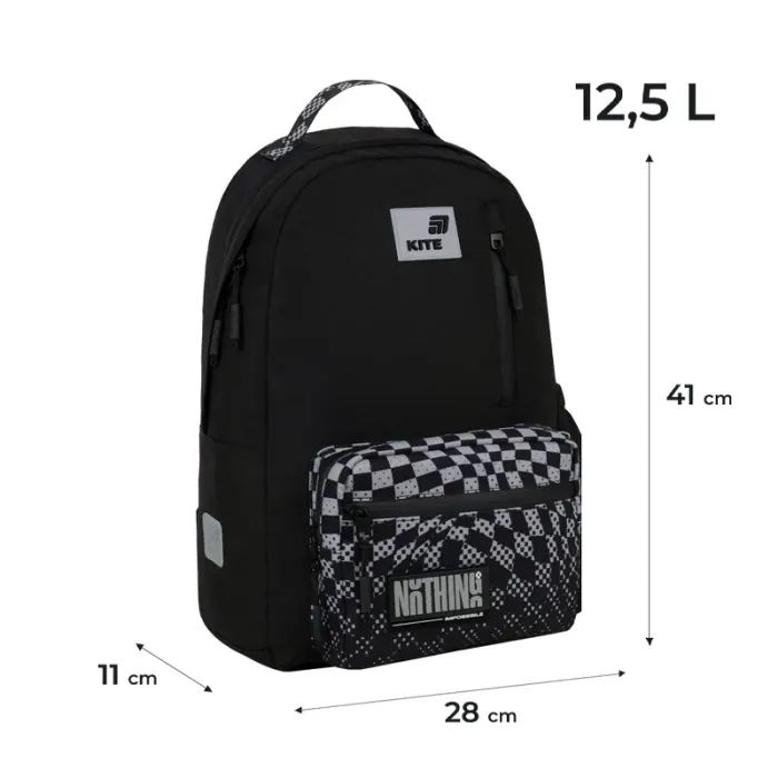 Рюкзак шкільний Kite Education teens 949M Nothing Impossible (K26-949M-2) зображення 12