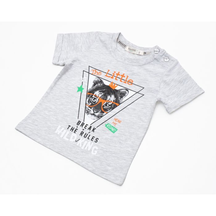 Набор детской одежды Breeze с тигриком (19742-86B-gray) изображение 3